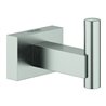 Grohe Bademantelhaken Essentials Cube verdeckte Befestigung, supersteel
