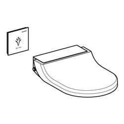 Geberit WC-Aufs. AquaClean Tuma Classic Spezialanfertigung, weiß