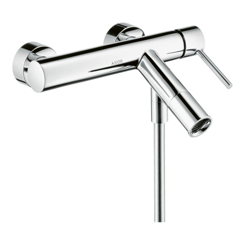 hansgrohe Wannen-Einhebelmischer Axor Starck AP, Ausl. 200mm, mit Pin-Griff, chrom