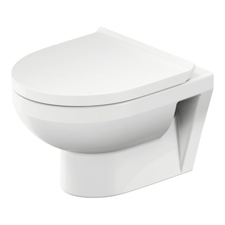 Duravit Wand-WC, Tiefspüler No. 1 Compact 36,5x48cm, 4,5 l, Rimless, weiß