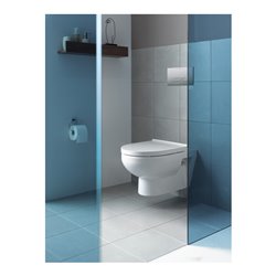 Duravit Wand-WC, Tiefspüler No. 1 Compact 36,5x48cm, 4,5 l, Rimless, weiß