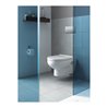 Duravit Wand-WC, Tiefspüler No. 1 Compact 36,5x48cm, 4,5 l, Rimless, weiß