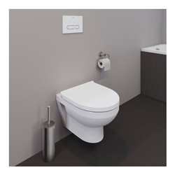Duravit Wand-WC, Tiefspüler No. 1 Compact 36,5x48cm, 4,5 l, Rimless, weiß