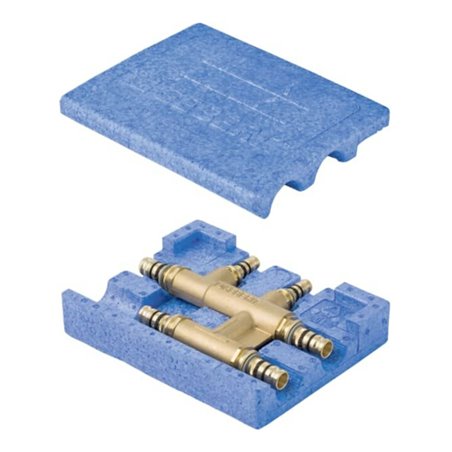 Geberit Kreuzungs-T-Stück Mepla d 20x20x20mm, mit Dämmbox