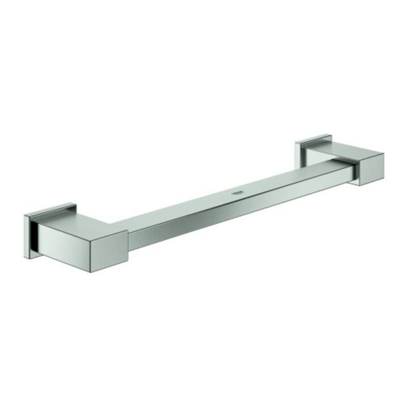 Grohe Wannengriff Essentials Cube 39,2cm, verd. Befestigung, supersteel