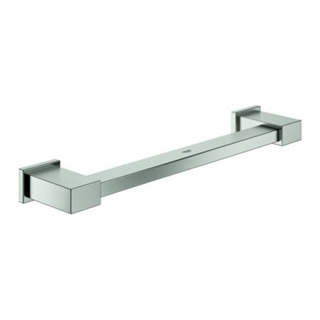 Grohe Wannengriff Essentials Cube 39,2cm, verd. Befestigung, supersteel