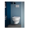 Duravit Wand-WC-Set No. 1 Compact mit WC-Sitz, Rimless, weiß