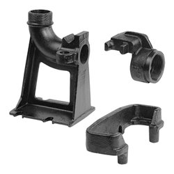 Grundfos Kupplungsfußkrümmer Rp 2, druckseitiger Abgang