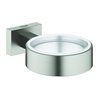 Grohe Halter Essentials Cube superst., f Glas, Seifenspender/-schale