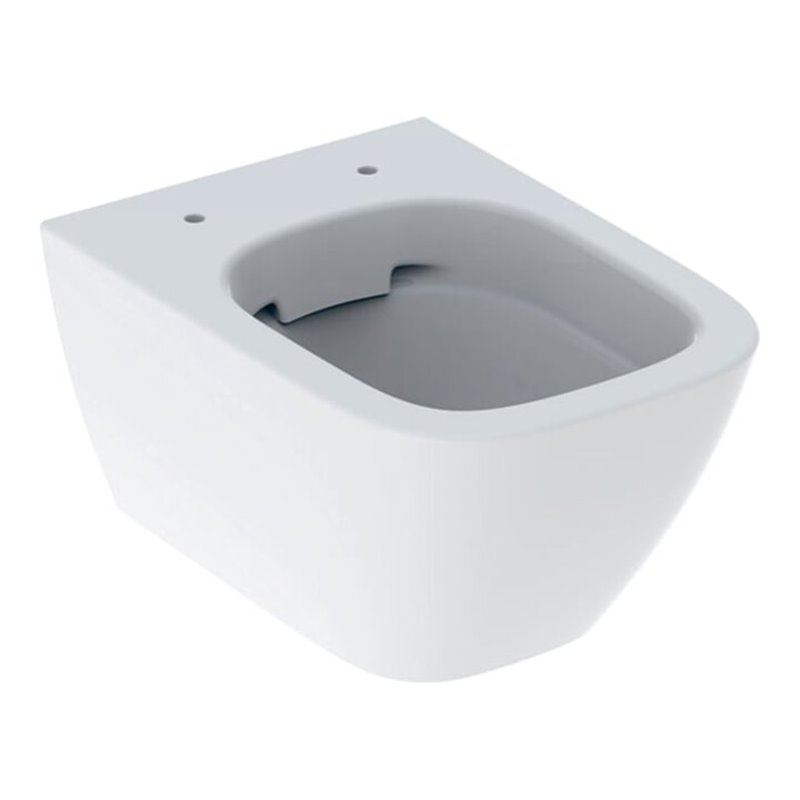Geberit Wand-WC, Tiefspüler Smyle Square 4,5 l, vrk A, geschl., rimfr., we/KeraTe