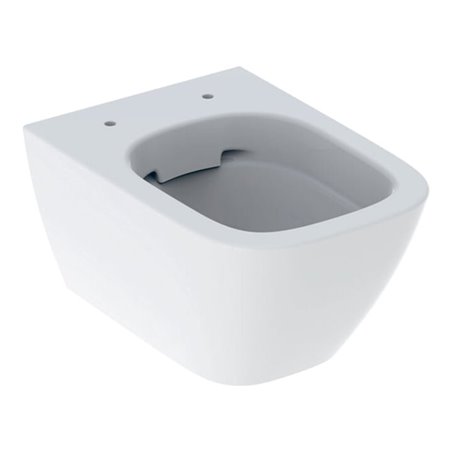 Geberit Wand-WC, Tiefspüler Smyle Square 4,5 l, vrk A, geschl., rimfr., we/KeraTe