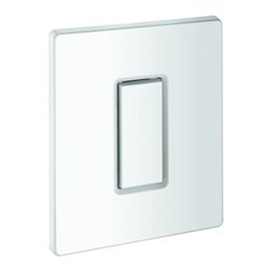 Grohe Abdeckplatte 42377 mit Drucktaste alpinweiss