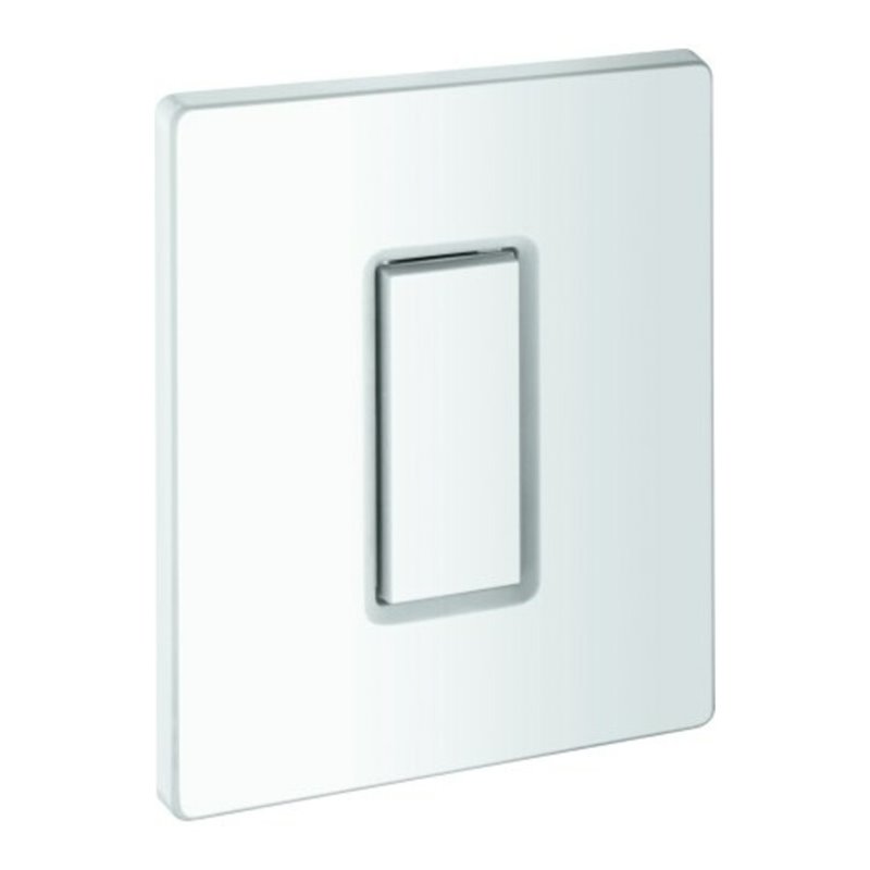 Grohe Abdeckplatte 42377 mit Drucktaste alpinweiss