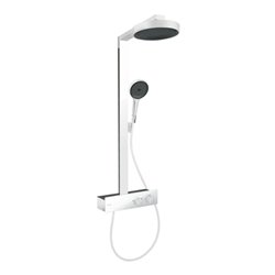 hansgrohe Brause-Set Rainfinity m Thermostat, Brausekopf 250mm, mattweiß