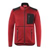 Kübler Strickjacke mittelrot/schwarz Form 1443