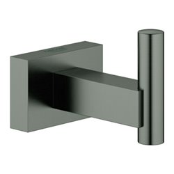 Grohe Bademantelhaken Essentials Cube hd graph. geb., verdeckte Befestigung