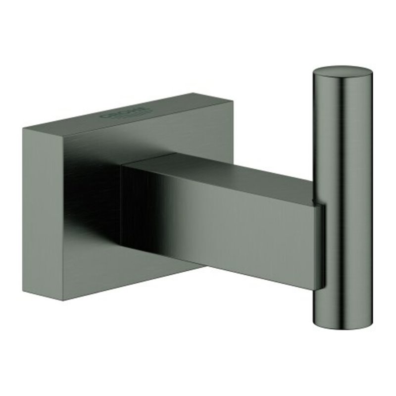 Grohe Bademantelhaken Essentials Cube hd graph. geb., verdeckte Befestigung