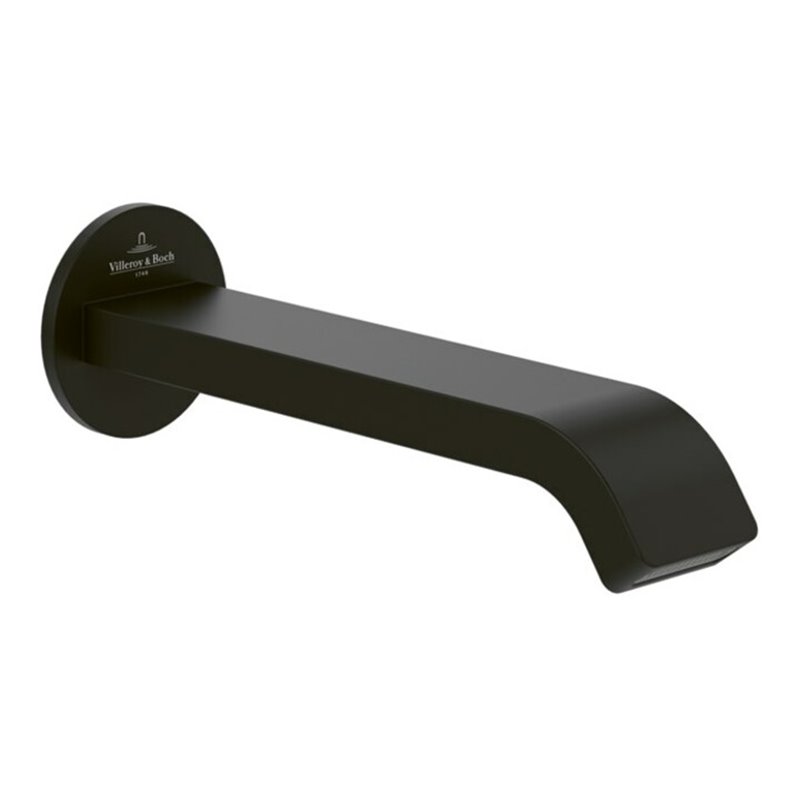 V&B Badewannenauslauf Dawn Wandmontage, matt black