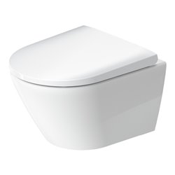 Duravit Wand-WC, Tiefspüler Compact D-Neo 37x48cm, 4,5 l, Rimless, weiß