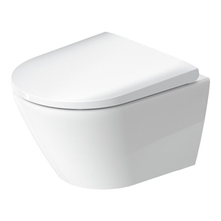 Duravit Wand-WC, Tiefspüler Compact D-Neo 37x48cm, 4,5 l, Rimless, weiß