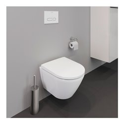 Duravit Wand-WC, Tiefspüler Compact D-Neo 37x48cm, 4,5 l, Rimless, weiß