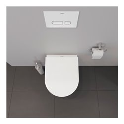 Duravit Wand-WC, Tiefspüler Compact D-Neo 37x48cm, 4,5 l, Rimless, weiß