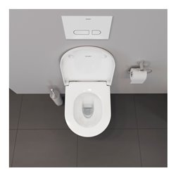 Duravit Wand-WC, Tiefspüler Compact D-Neo 37x48cm, 4,5 l, Rimless, weiß