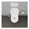 Duravit Wand-WC, Tiefspüler Compact D-Neo 37x48cm, 4,5 l, Rimless, weiß