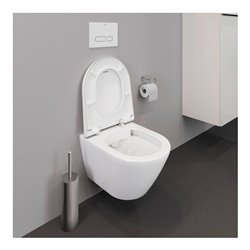 Duravit Wand-WC, Tiefspüler Compact D-Neo 37x48cm, 4,5 l, Rimless, weiß