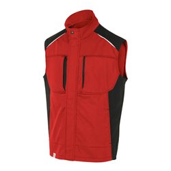 Kübler Weste ACTIVIQ mittelrot/schwarz Form 7250