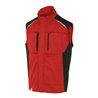 Kübler Weste ACTIVIQ mittelrot/schwarz Form 7250