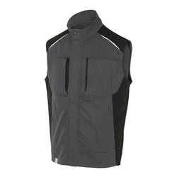 Kübler Weste ACTIVIQ anthrazit/schwarz Form 7250