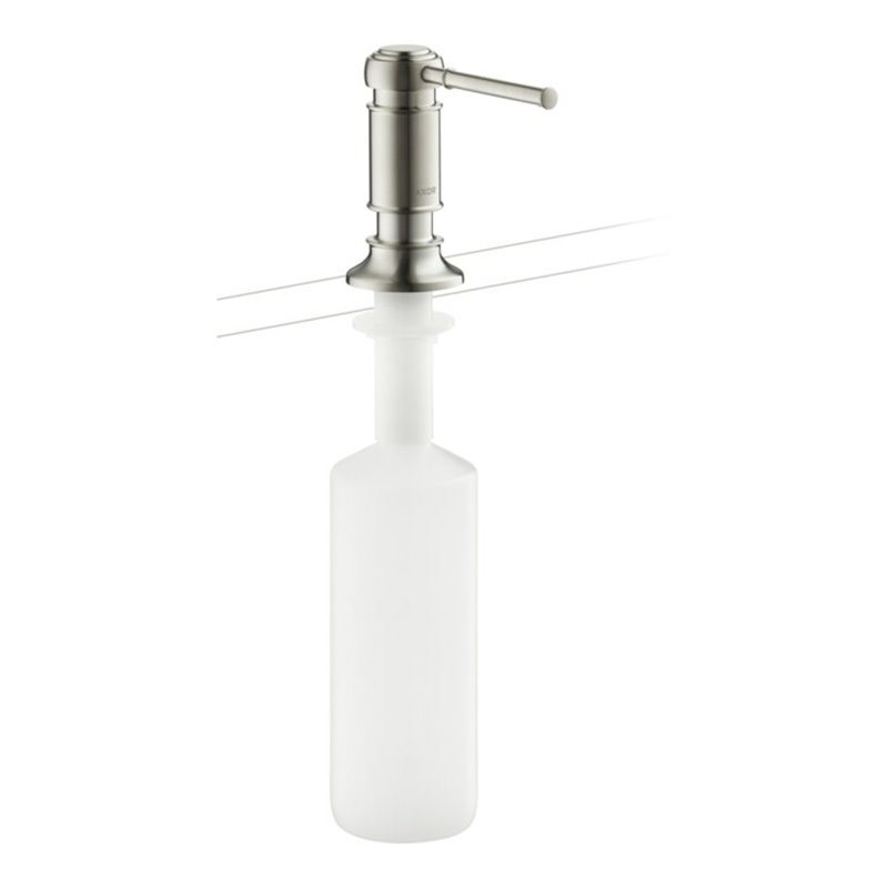 hansgrohe Spülmittelspender EB-Version, Ausl. 91mm, Edelstahl-Optik