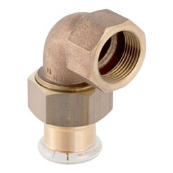 Geberit Winkelverchraubung Mapress 22mmxRp 3/4, Cu, 90G, flachd., m IG, RG
