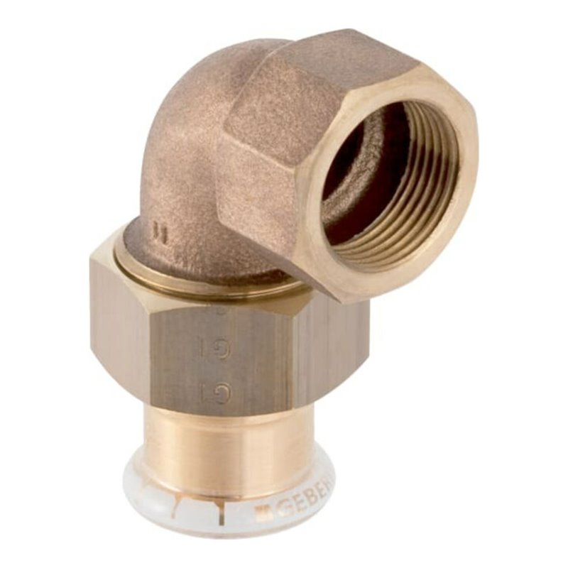 Geberit Winkelverchraubung Mapress 22mmxRp 3/4, Cu, 90G, flachd., m IG, RG
