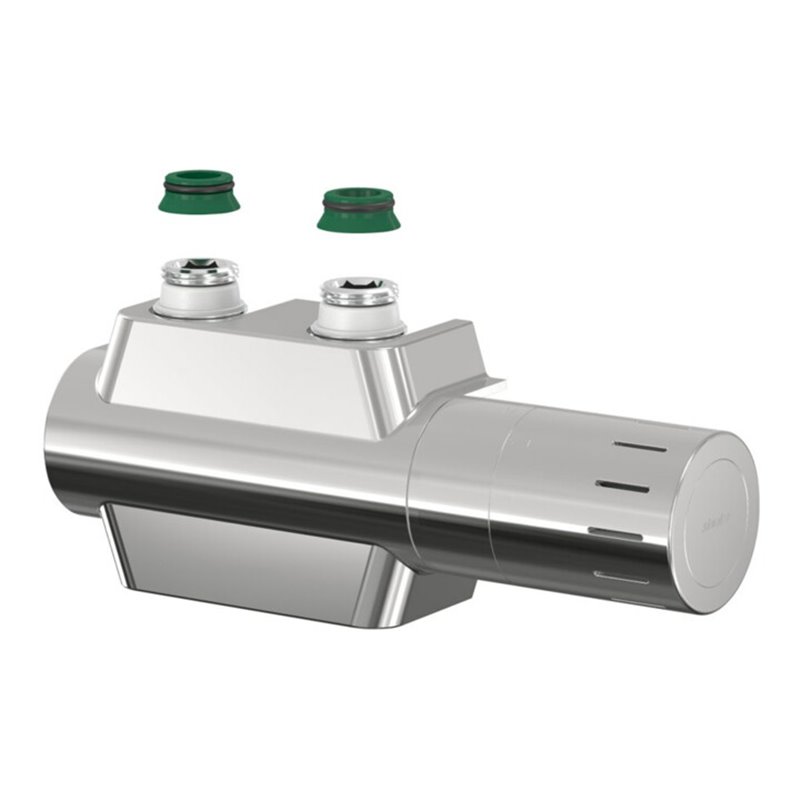 Flamco Ventilarmatur VARIODESIGN verchromt, mit Thermostatkopf und Blende