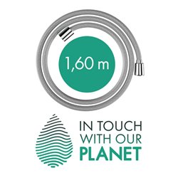 hansgrohe Brauseschlauch Designflex 1600mm, chrom