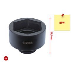 KS Tools 3/4 Zoll Achsmuttern-Schlüssel für BPW