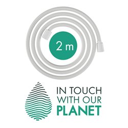 hansgrohe Brauseschlauch Designflex 2000mm, mattweiß