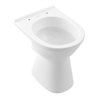 V&B Stand-WC, Tiefspüler VICARE 35,5x48cm, D-Flush, Abg. waag., weiß