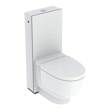 Geberit St.Tiefsp. AquaClean Mera Class Komplettanlage, spülrandlos, weiß-alpin