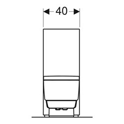 Geberit St.Tiefsp. AquaClean Mera Class Komplettanlage, spülrandlos, weiß-alpin