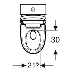 Geberit St.Tiefsp. AquaClean Mera Class Komplettanlage, spülrandlos, weiß-alpin