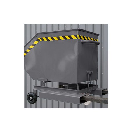 STIER Kastenwagen mit Rollen + Einfahrtaschen, anthrazitgrau