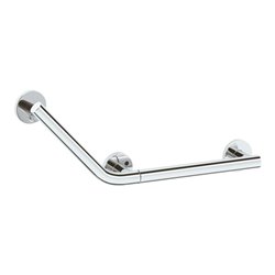 Keuco Winkelgriff Plan Care 135Grad, links, 673/266mm, verchromt