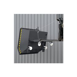 STIER Kippbehälter, niedrige Bauhöhe, anthrazitgrau