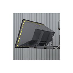 STIER Kippbehälter, hohe Bauhöhe, anthrazitgrau