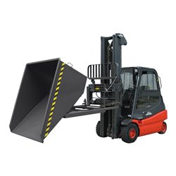 STIER Kippbehälter mit Scheren-Kipp-Mechanismus, anthrazitgrau