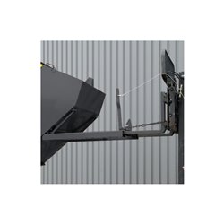 STIER Kippbehälter mit Scheren-Kipp-Mechanismus, anthrazitgrau