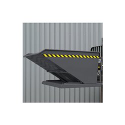 STIER Kippbehälter mit Scheren-Kipp-Mechanismus, anthrazitgrau